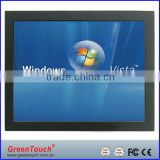 21.5 inch Open Frame industrial LCD Monitor, water proof outdoor infrared touch screen monitor