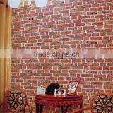 Red Brick Wall Paper Korea Stone Wallpaper for Interior Decorative Walls thumbnail-5
