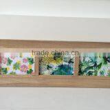 decorative combination wooden flower picture frame wall decor