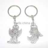 New design delicate angel keychain ,zinc alloy angel girl keychain