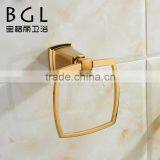 Hardware Products 12132 BAOGELI Chrome Bathroom Accessories Bathroom Chrome Towel Ring Gold thumbnail-3