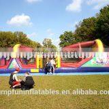 18.5oz Commercial Inflatable Obstacle Course,inflatable Obstacles Race,interactive Inflatables for Sale