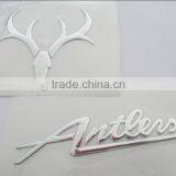Chrome Badge, Custom Car Emblem PVC Labels Metal Car Sticker thumbnail-1