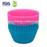 Food Grade Cup Shaped Silicone Cup Cake Mould for Cookie Cup thumbnail-1