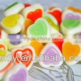 custom heart shaped candy gelatin gummy jelly sweets