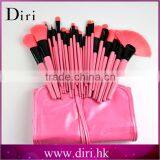 32 PCS Makeup Brush Set With Pouch Cheap Price Brush Sets Pink Handle 32pieces Brushes thumbnail-6