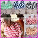 15 Colors New Women Infinity Chevron Block Circle Double Loop Wrap Voile Scarf Wholesale thumbnail-1