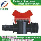Plastic Garden Drip Irrigation System Online Shut off Valve for Pipe