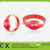 Red/Yellow/Blue/Green Silicone RFID Wristband for Indentification