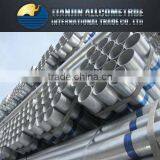 BS1387 EN10255 ASTM A53 B Hot Dipped Galvanized Steel Pipe, GI Pipes, Threaded With Socket, Grooved thumbnail-3
