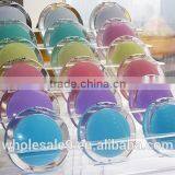 Acrylic Folding Pocket Costmetic Mirror Pink, Blue, Yellow, Green thumbnail-5