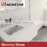 Cut-To-Size Stone Form and Artificial Stone Type White Quartz Stone thumbnail-1