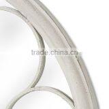 Antique White Gothic Iron Window Mirror thumbnail-3