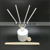 Outside Matte White Reed Diffuser Glass Diffuser Jar With Rattan Sticks and Stopper thumbnail-5