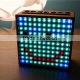 2017 MagicSmart Bluetooth Speaker LED Wireless Mobile Control Mini Portable Radio Clock FM Speaker thumbnail-4