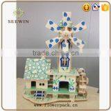 DIY Small Wood House and Windmill House thumbnail-1