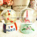 Custom Resin Clear Mini Snow Globes Wholesale