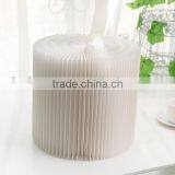 Portable Flexible Paper Stool Expanding Paper Chair With Felt Pad Waterproof White thumbnail-4