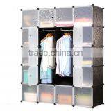 Multi Use 20 Compartments Plastic Portable Clothes Storage Wardrobe thumbnail-2