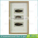 Plastic Shadow Box Frames With Color Natural Agate Stone Under Glass thumbnail-5