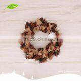 GNW CHWR-1605030 High Quality Pine Cones Wreath for Christmas Decoration thumbnail-1