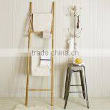 Bathroom Bamboo Ladder Tower Rack thumbnail-5
