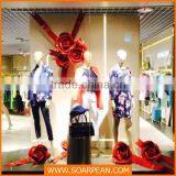 Customized Decorative Red Metal Rose Flower thumbnail-6