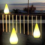 D10*H23cm Rechargeable Fancy Down Lights LED Night Light Table Lamps With Sixteen Colours