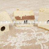 Lot of 3 Vintage Cardboard Christmas Village Pieces thumbnail-2