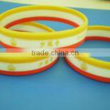 Cheap Custom Silicone Bracelet Print Logo thumbnail-1