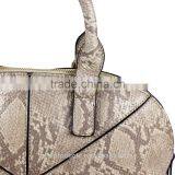Insignia Snake Skin pu Custom Tote Bag thumbnail-4