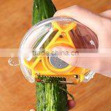 Creative Kitchen Tool 3 In 1 Fruit & Vegetable Round Peeler With Cute Design thumbnail-5