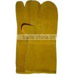 Guangzhou Orange Cow Split Welding Leather Working Gloves thumbnail-2