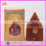 2017 Hot Sale Antique Pyramid Design Wooden Incense Furnace W02A258-S thumbnail-3