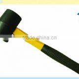 Black Rubber Mallet With Fiberglass Handle thumbnail-1