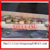 Linyi Shuguang Electric Galvanized Yellow Welded Medium Link Chain thumbnail-1