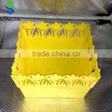 Flower Design Brim Fruit Plate thumbnail-1