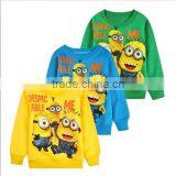1pcs/lot 2015 Despicable me 2 Minion Boys Cartoon Clothes Girls Nova Children Winter Minions Clothing Casual Kids Hoodies thumbnail-1