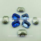 Loose Colorful Rectangle Machine Cut Faceted Fancy Stone Crystal Glass Bead thumbnail-6