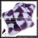 CX-D-33F Hot Sale Custom Made Pillow Case Genuine Fox Fur Decorative Throw Pillow thumbnail-1
