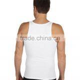 2017 Character Plain White Patterns Summer Mens Knitted Vest Men Gym Wear thumbnail-3