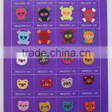 Popular Machine Made Multicolor Crochet Animal Applique for Kids Garment