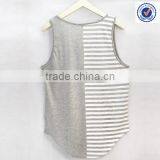 Fashion Cotton Tank Tops Stripe Cotton Tank Tops Cut & Sew Tank Tops thumbnail-2
