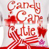 48BQA132 Yiwu Lovebaby Cotton & Chiffon Wholesale Christmas Dress Candy Cane Cutie Print Front Chiffon Dresses With Sleeves thumbnail-2