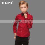 Slim Fit Soft Cotton Boys Red Shirt thumbnail-2