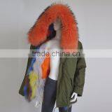 Myfur Customized Rainbow Colored Fox Fur Lined Parkas In Top Quality thumbnail-3