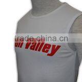 China Manufactory High Quality Hot Sell Blue Sleeveless Zip Sweater Vest thumbnail-5