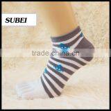 Japanese Stripe Toe Sock,bulk Wholesale Woman Socks thumbnail-4