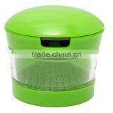 Garlic Chopper Plastic Stainless Steel Mini Garlic Press Chopper Cutter Garlic Grinding Mashing Machine Kitchen Hand Tool KC1403 thumbnail-2