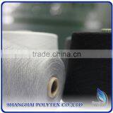 100% Dope Dyed Polyester Spun Yarn 18S-32S -recycled Polyester Spun Yarn for Knitting thumbnail-2